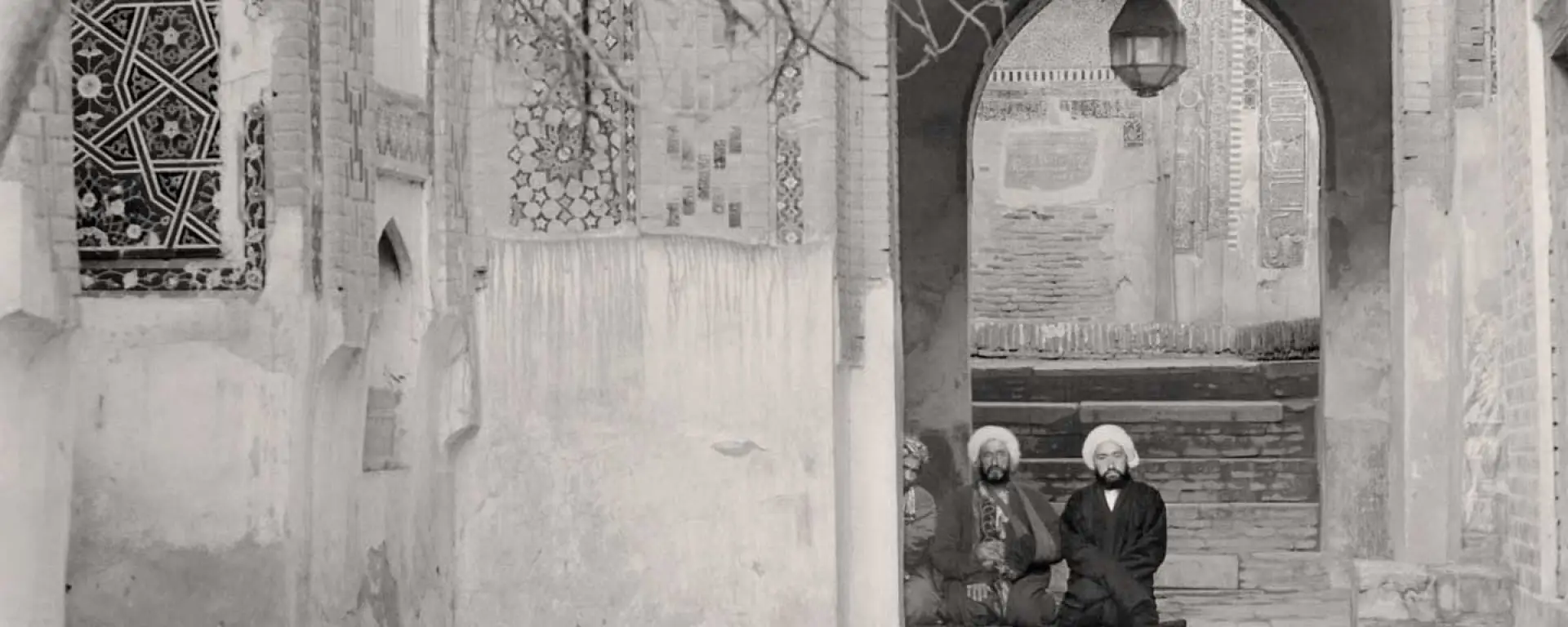 Eingang zum oberen Baldachin von Shakh-i Zindeh, Samarkand