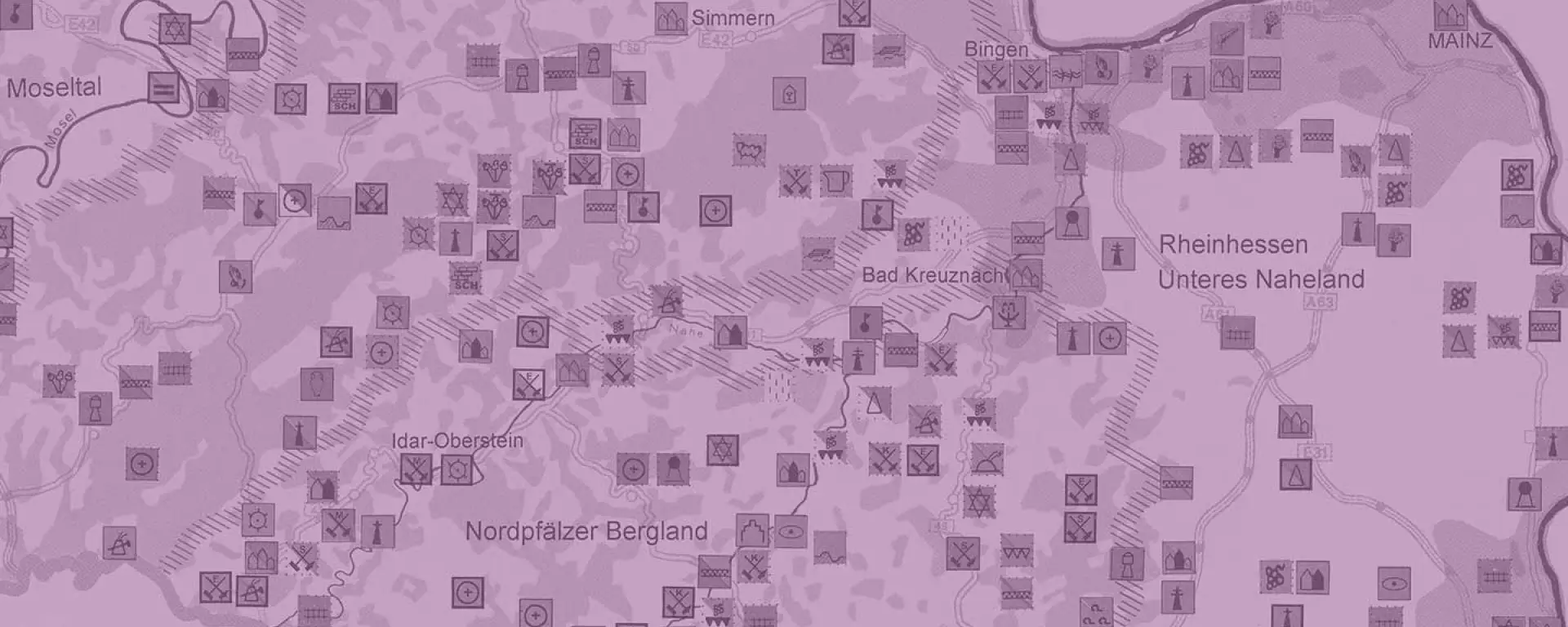 Image matching this topic Helmut Hildebrandt et al., Historisch-geographisch bedeutsame Kulturlandschaftselemente, 1997 (Ausschnitt)
