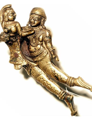 Betelnusszange in Form eines Pärchens