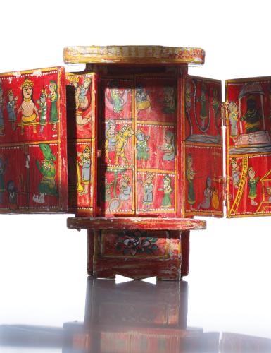 hölzerner Hausaltar