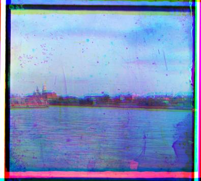 Blick auf den Fluss Miass in Čeljabinsk.