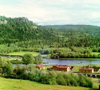 Landschaft im Uralgebirge