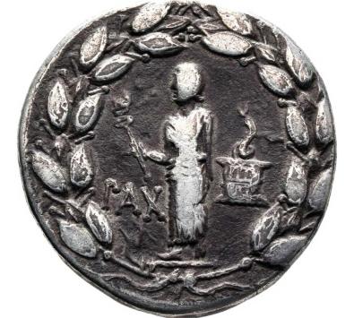 Münze Pax - Cistophor des Augustus