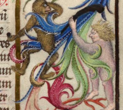 Ausschnitt aus dem Brevier Adalberts von Sachsen