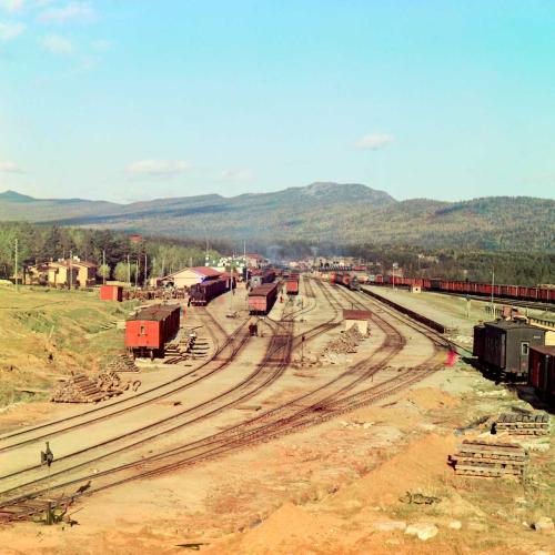 Bahnhof in Zlatoust