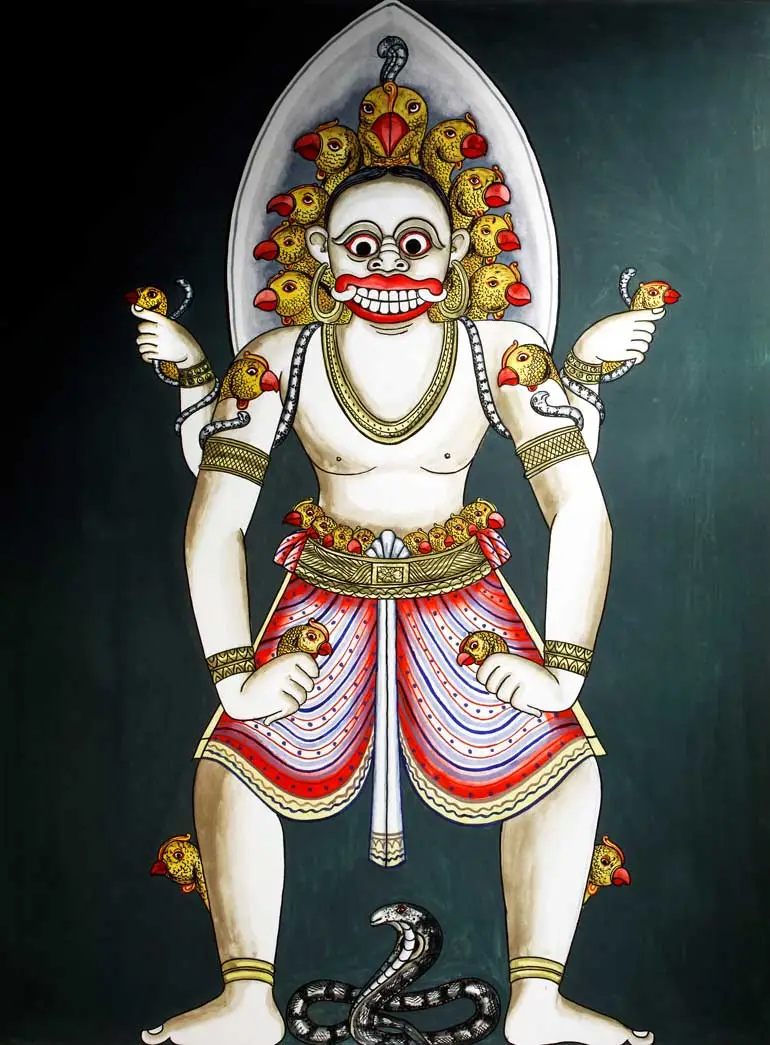 Ritualbild Garuda