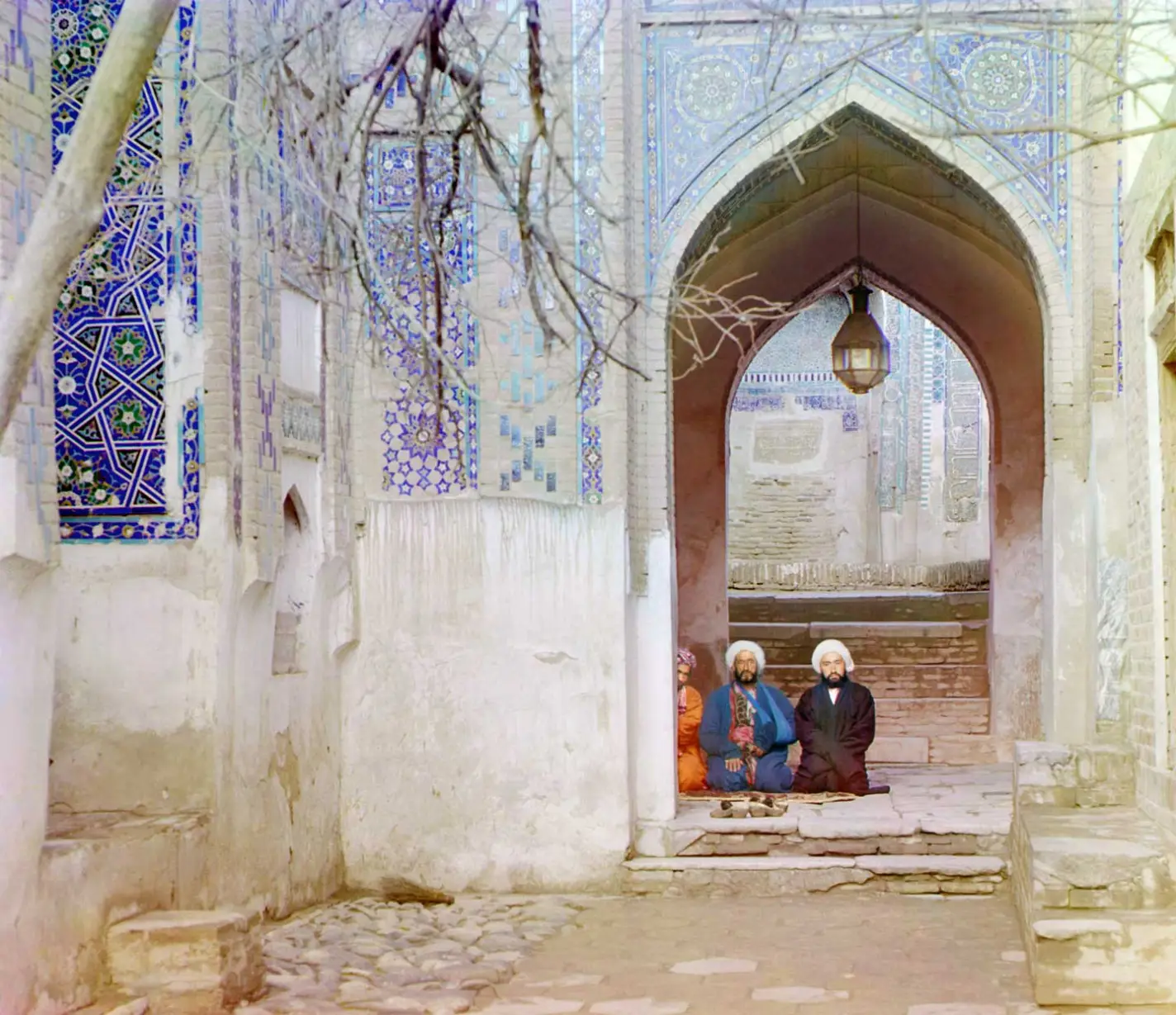 Eingang zum oberen Baldachin von Shakh-i Zindeh, Samarkand