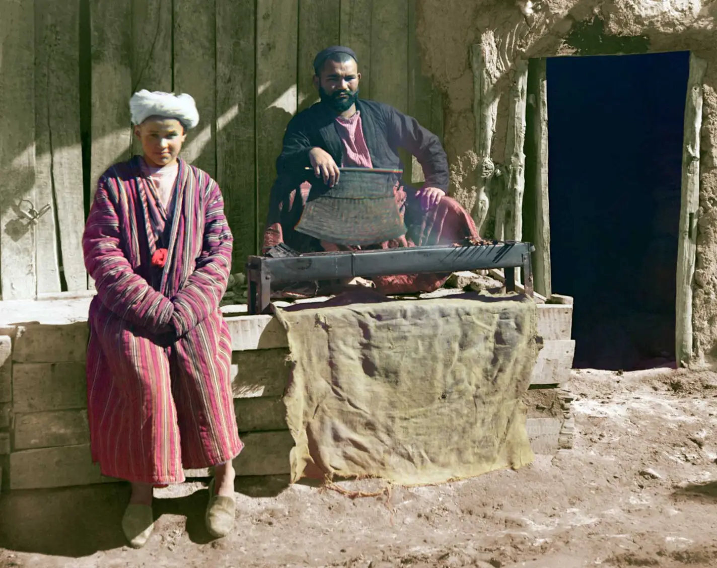 Kebap-Stand in Samarkand