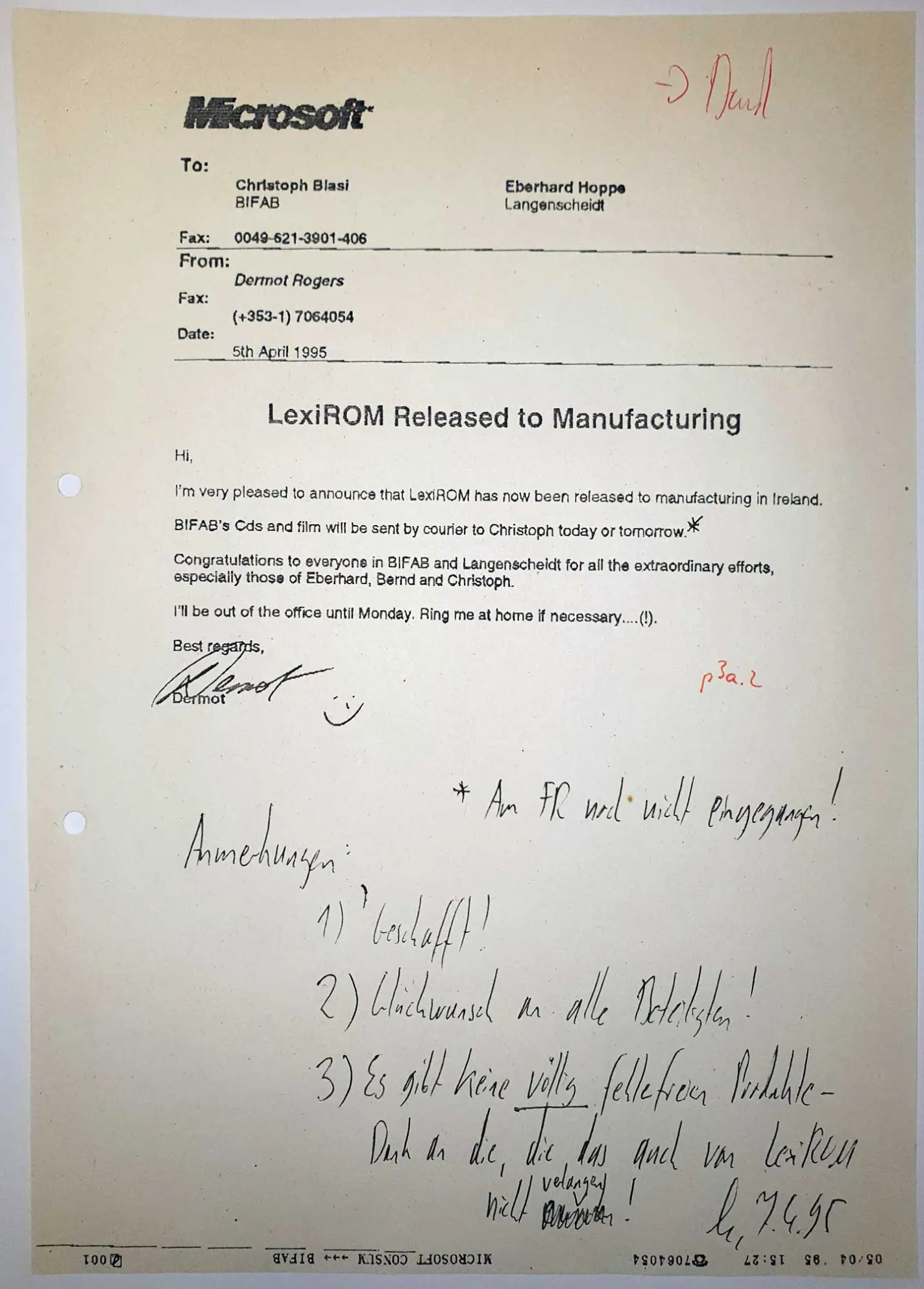Fax von Microsoft