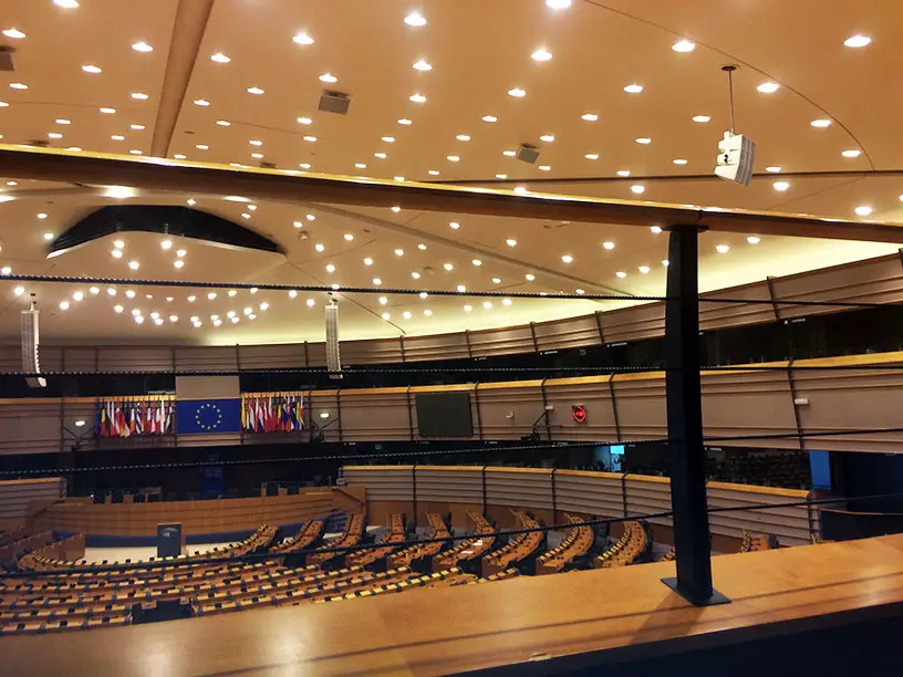 Plenarsaal des EU-Parlaments
