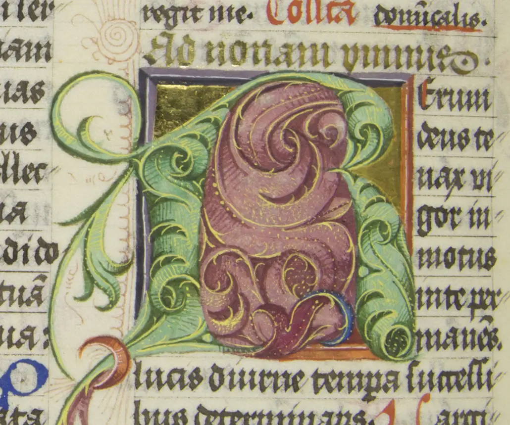 Ausschnitt einer alten Handschrift