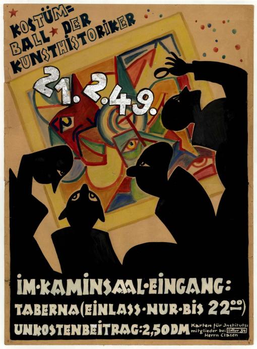 Plakat: Kostümball der Kunsthistoriker