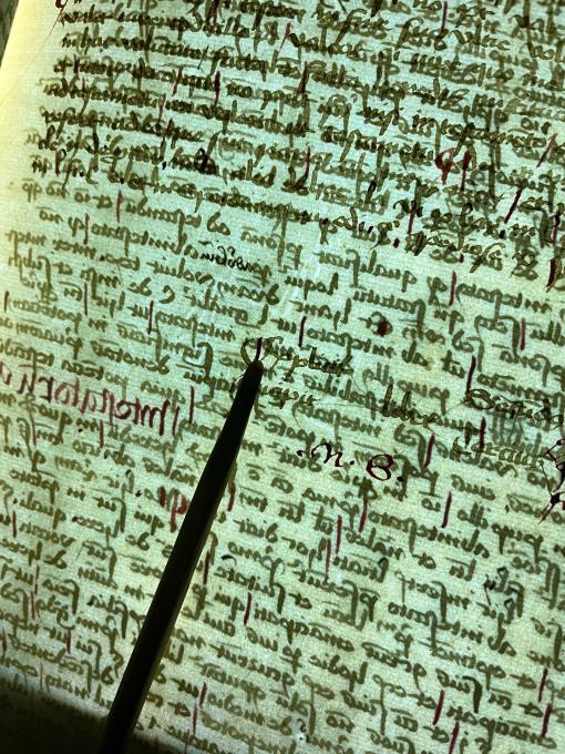 Handschrift mit Wasserzeichen
