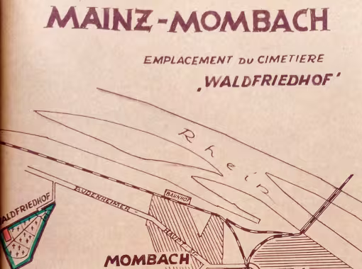 Waldfriedhof Lageplan