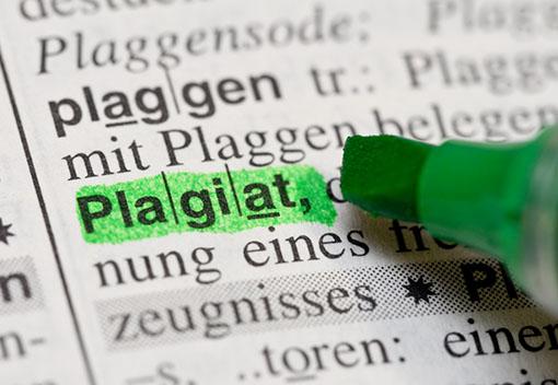 Wörterbucheintrag zum Begriff Plagiat